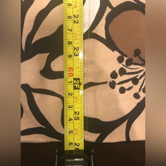 Alfred Dunner brown white black collared button-down jacket floral design SZ.16w - Picture 10 of 12